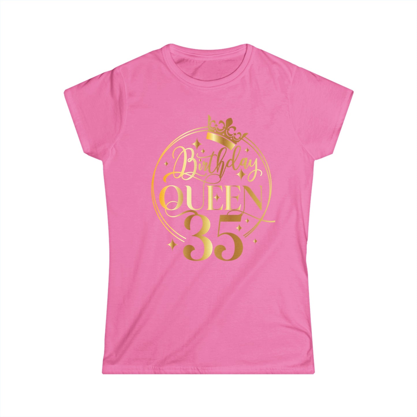 Birthday Queen 35- Women's Softstyle Tee