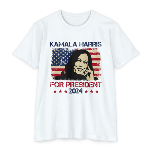 Kamala Harris for President 2024 Unisex CVC Jersey T-shirt