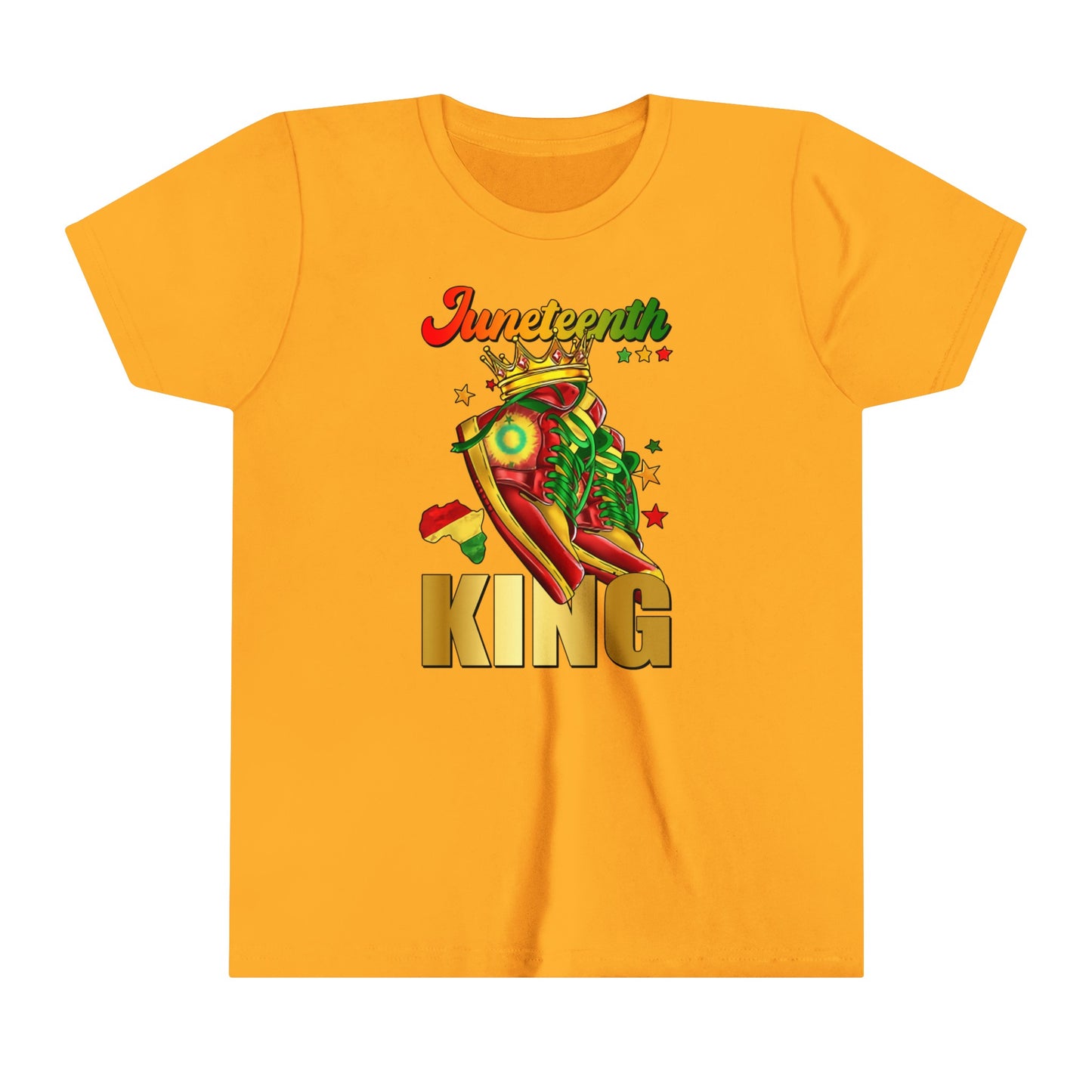 Boys King Juneteenth Youth Short Sleeve Tee