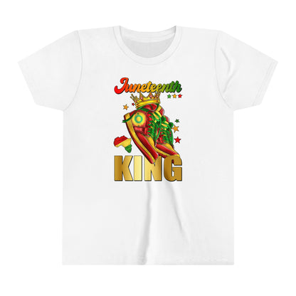 Boys King Juneteenth Youth Short Sleeve Tee