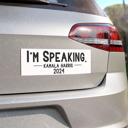 I'm Speaking Kamala Harris Car Magnets