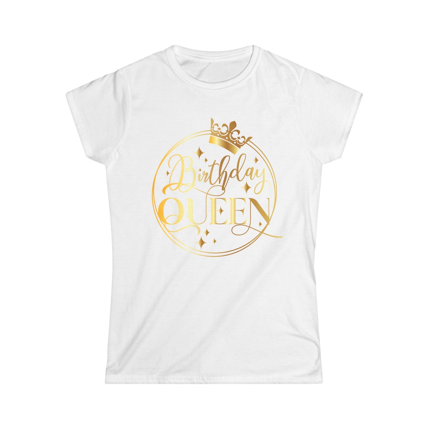 Birthday Queen- Women's Softstyle Tee