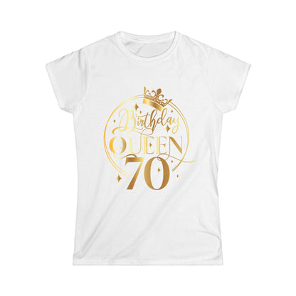 Birthday Queen 70- Women's Softstyle Tee