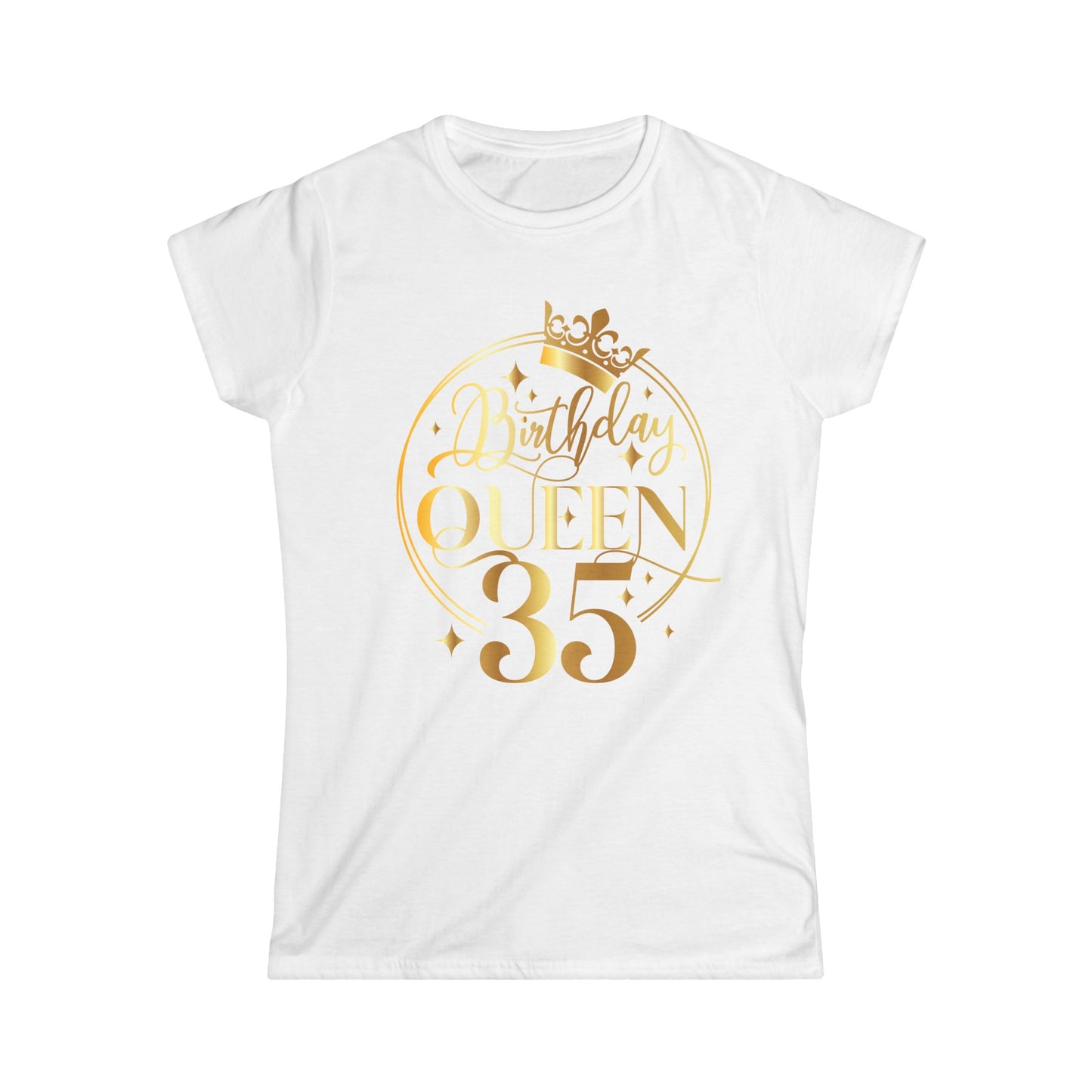 Birthday Queen 35- Women's Softstyle Tee