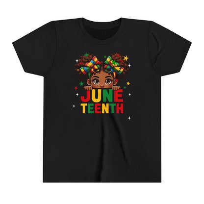 Girls Juneteenth Youth Short Sleeve Tee