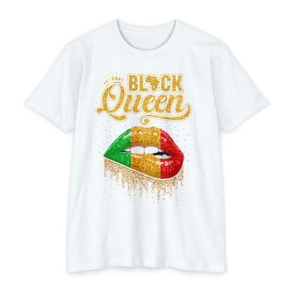 Black Queen Unisex CVC Jersey T-shirt