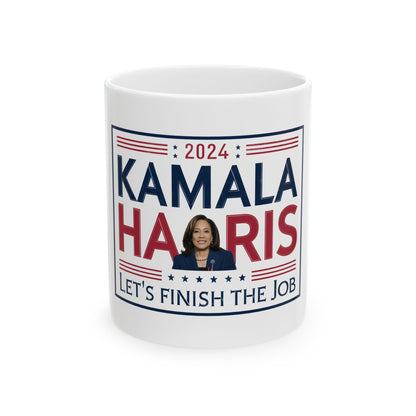 Kamala Harris Ceramic Mug, 11oz,