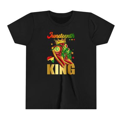 Boys King Juneteenth Youth Short Sleeve Tee