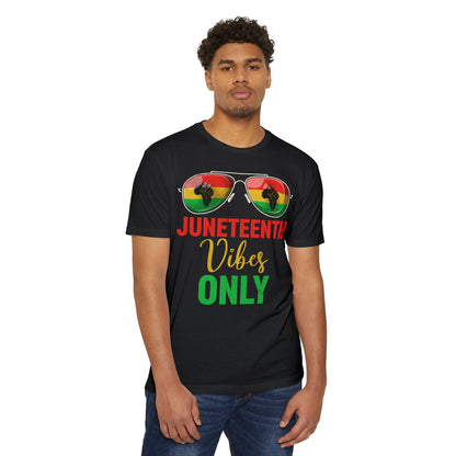 Juneteenth Vibes Only Unisex CVC Jersey T-shirt