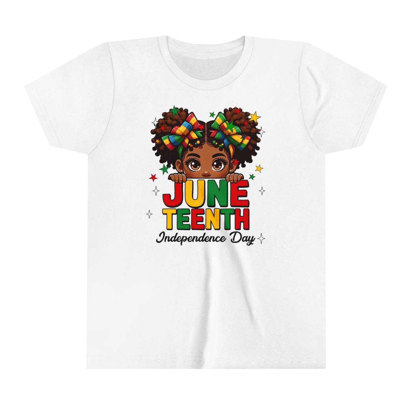 Girls Juneteenth Youth Short Sleeve Tee