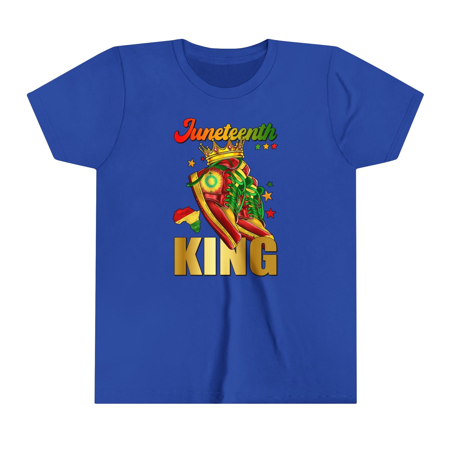 Boys King Juneteenth Youth Short Sleeve Tee