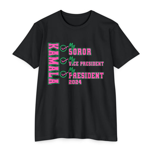 Kamala Harris-My President Shirt CVC Jersey T-shirt