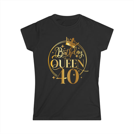 Birthday Queen 40- Women's Softstyle Tee