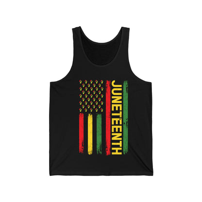 Juneteenth Flag Unisex Jersey Tank