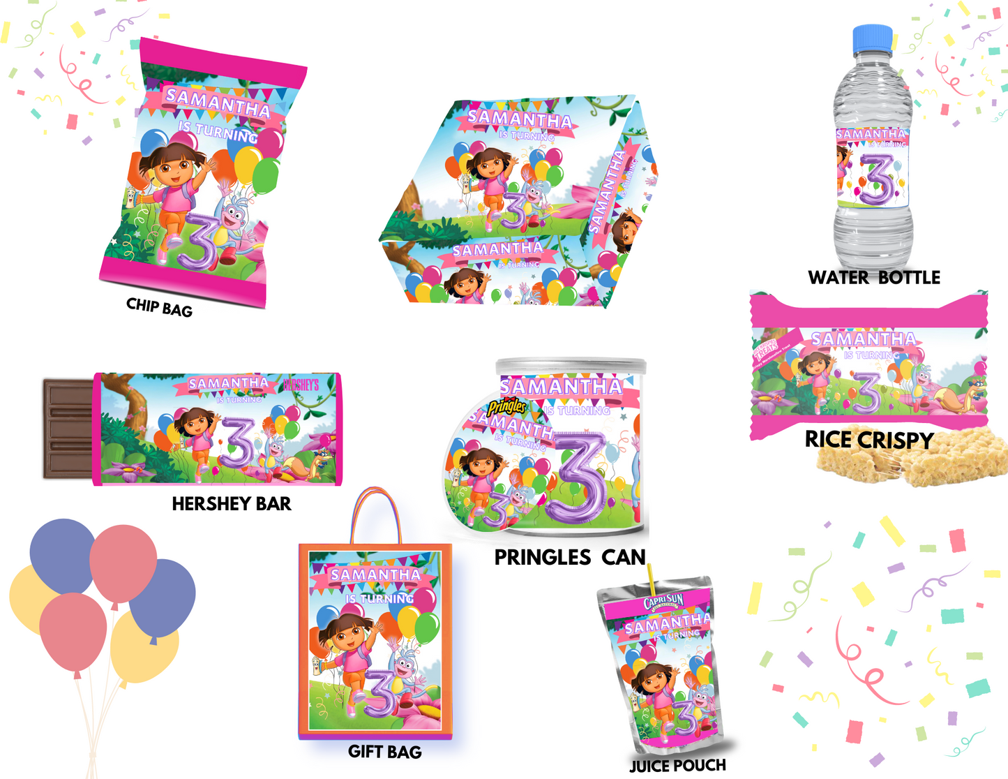 Party Favor Bundles Dora