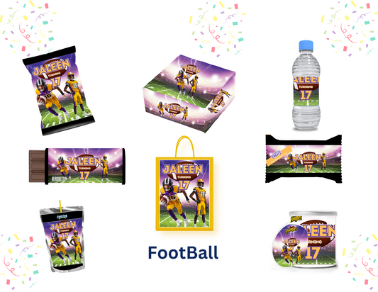 Party Favor Bundles Football