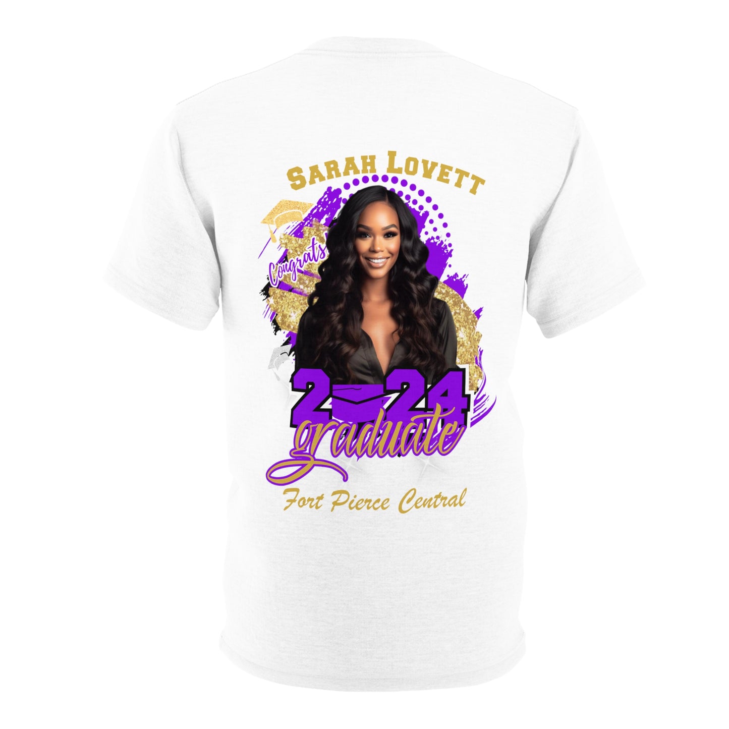 Purple and Gold Graduation Shirt