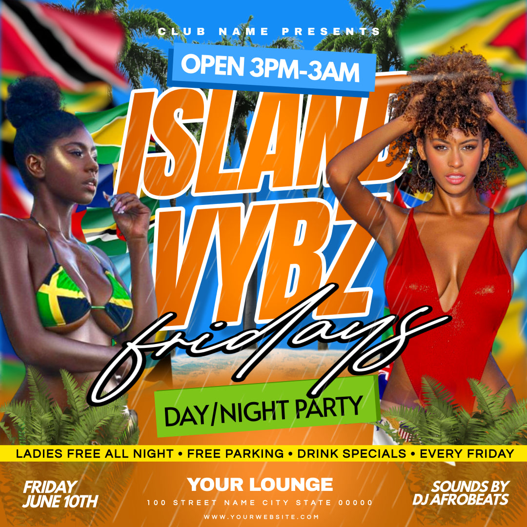 Island Vybz Party Flyer